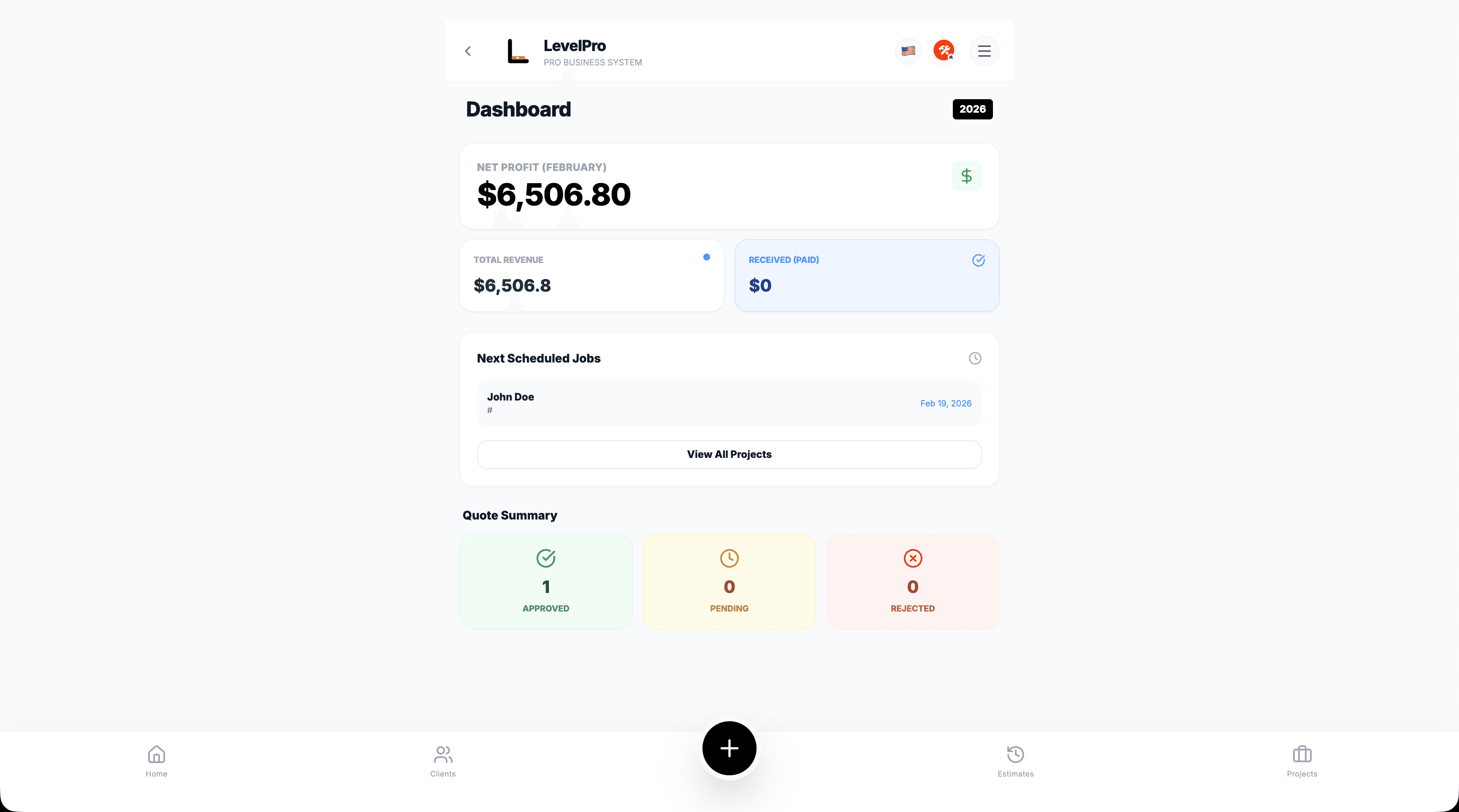 LevelPRO Contractor App